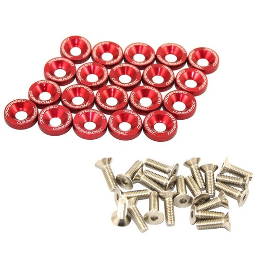 Pzs arandelas rojas cnc - rojas,
